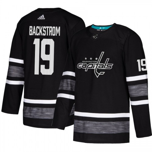 Adidas Washington Capitals #19 Nicklas Backstrom Black 2019 All-Star Game Parley Authentic Stitched Jersey Men's