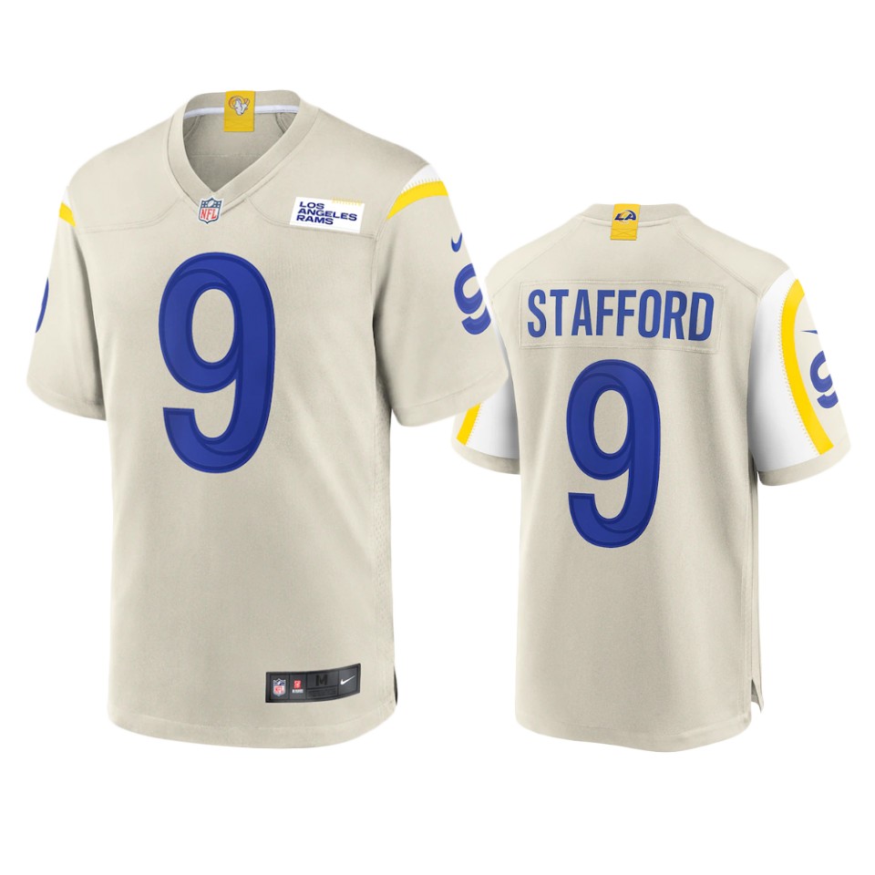 Los Angeles Rams #9 Matthew Stafford Youth Game Jersey - Bone