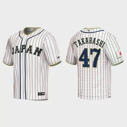 Keiji Takahashi Japan Baseball 2023 World Baseball Classic Jersey – White