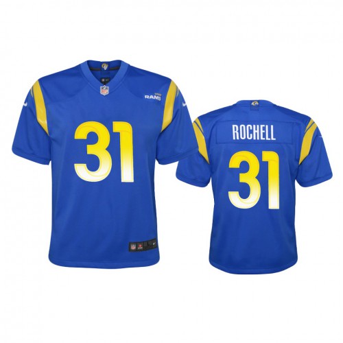 Los Angeles Los Angeles Rams #31 Robert Rochell Youth Game Jersey - Royal Youth