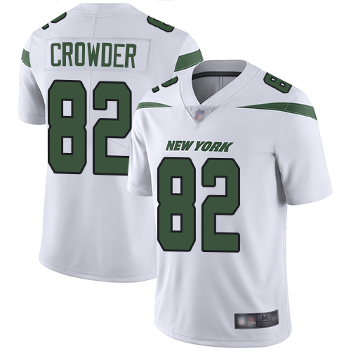 New York Jets #82 Jamison Crowder White Men's Stitched Vapor Untouchable Limited Jersey Men's