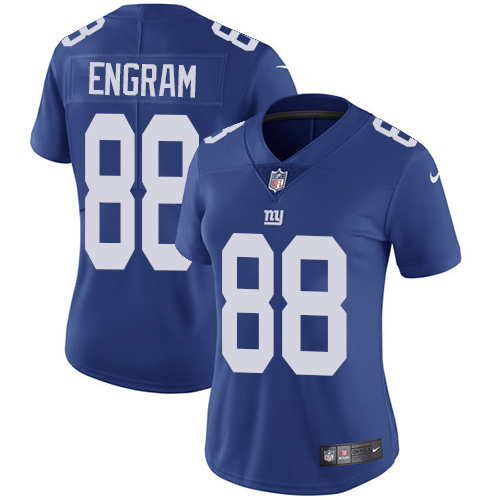 New York Giants #88 Evan Engram Royal Blue Team Color Women's Stitched Vapor Untouchable Limited Jersey Womens