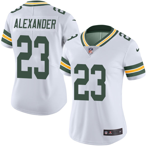 Packers #23 Jaire Alexander White Women's Stitched Vapor Untouchable Limited Jersey