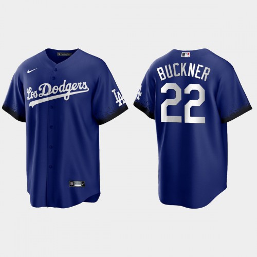 Los Angeles Los Angeles Dodgers #22 Bill Buckner Men's 2021 City Connect Game Jersey Royal Men's