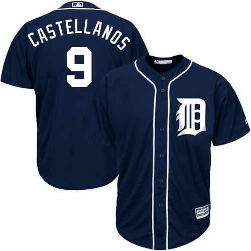 Detroit Tigers #9 Nick Castellanos Navy Blue Cool Base Stitched Youth Jersey Youth