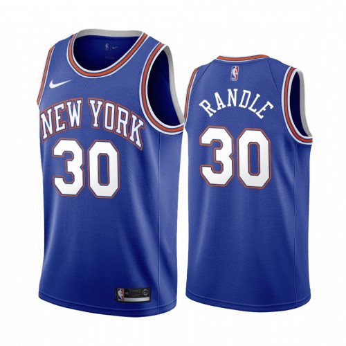 New York Knicks #30 Julius Randle Navy 2019-20 Statement Edition Jersey Mens