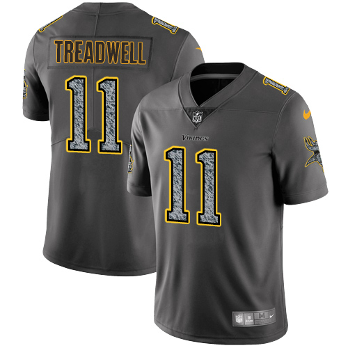 Minnesota Vikings #11 Laquon Treadwell Gray Static Youth Stitched Vapor Untouchable Limited Jersey Youth