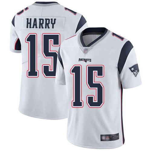 New England Patriots #15 N'Keal Harry White Men's Stitched Vapor Untouchable Limited Jersey Men's