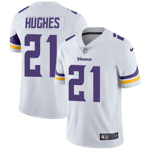 Minnesota Vikings #21 Mike Hughes White Youth Stitched Vapor Untouchable Limited Jersey Youth