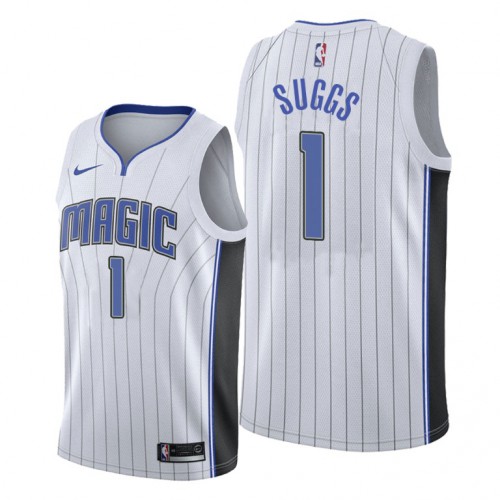Orlando Orlando Magic #1 Jalen Suggs 2018-19 Association Edition Womens White Jersey Womens
