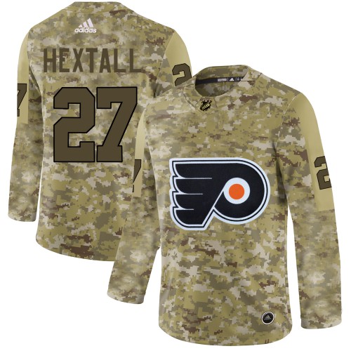 Adidas Philadelphia Flyers #27 Ron Hextall Camo Authentic Stitched Jersey Men's
