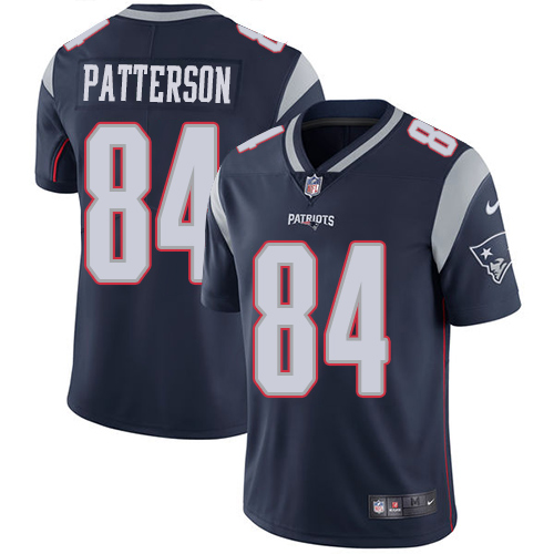 New England Patriots #84 Cordarrelle Patterson Navy Blue Team Color Men's Stitched Vapor Untouchable Limited Jersey Men's