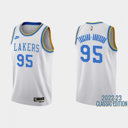Los Angeles Los Angeles Lakers #95 Juan Toscano-Anderson White Mens 2022-23 Classic Edition Jersey Mens