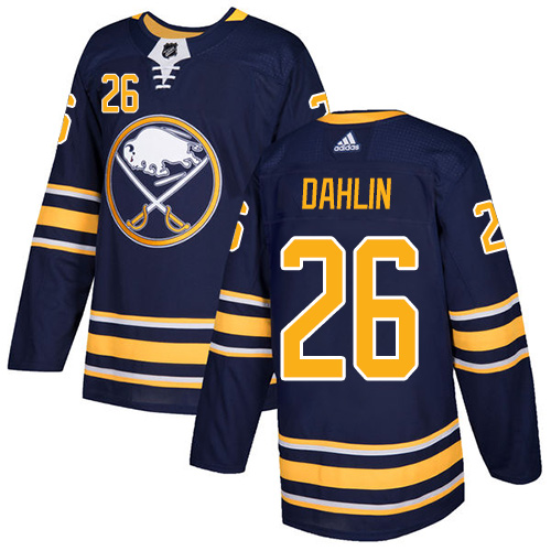 Adidas Buffalo Sabres #26 Rasmus Dahlin Navy Blue Home Authentic Youth Stitched Jersey Youth