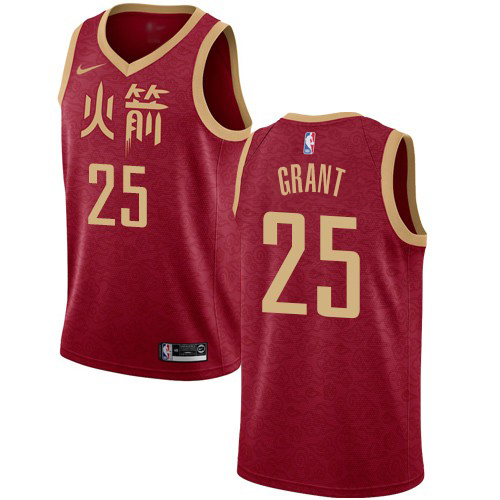 Houston Rockets #25 Jerian Grant Red Youth Swingman City Edition 2018/19 Jersey Youth