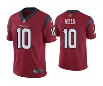 Men's Youth Women's Houston Texans #10 Davis Mills Red Vapor Untouchable Limited Stitched Jersey