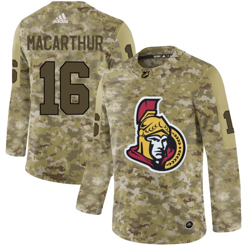 Adidas Ottawa Senators #16 Clarke MacArthur Camo Authentic Stitched Jersey Men's