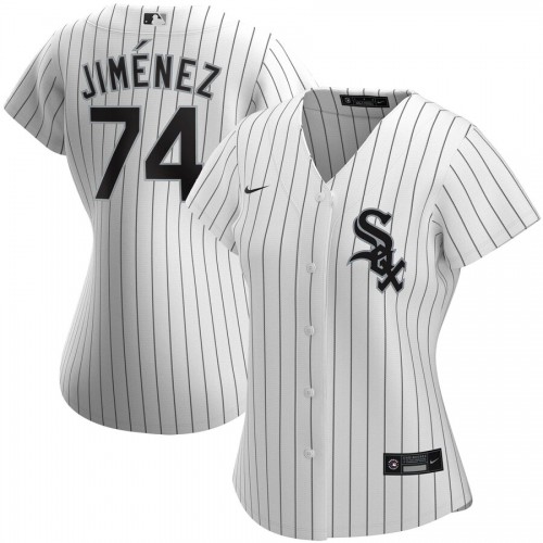 Chicago Chicago White Sox #74 Eloy Jimenez Women's Home 2020 Player Jersey White Womens