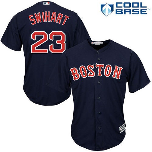 Boston Red Sox #23 Blake Swihart Navy Blue Cool Base Stitched Youth Jersey Youth