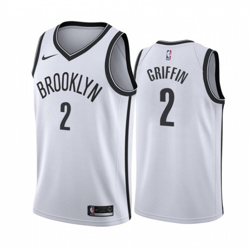 Brooklyn Nets #2 Blake Griffin White Youth Swingman Association Edition Jersey Youth
