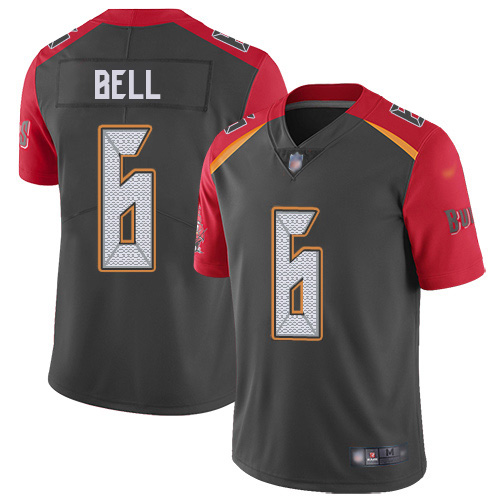 Tampa Bay Buccaneers #6 Le'Veon Bell Gray Youth Stitched Limited Inverted Legend Jersey Youth