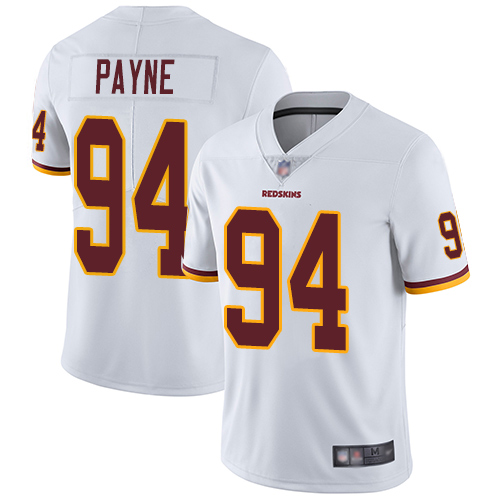 Washington Commanders #94 Da'Ron Payne White Men's Stitched Vapor Untouchable Limited Jersey Men's