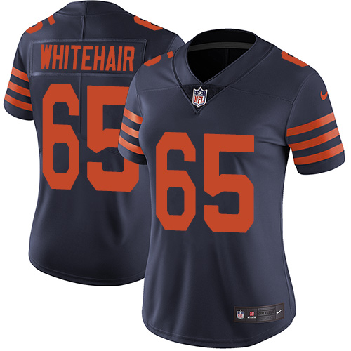 Chicago Bears #65 Cody Whitehair Navy Blue Alternate Women's Stitched Vapor Untouchable Limited Jersey Womens
