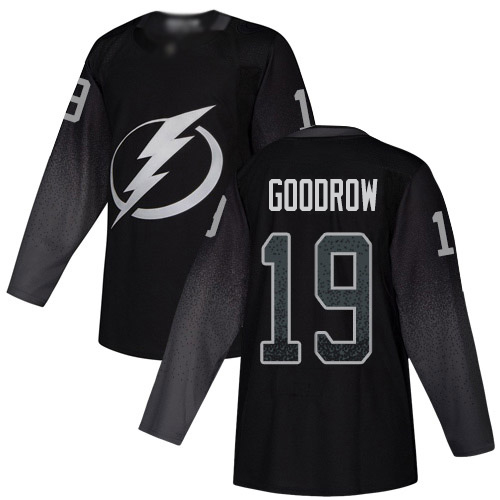 Adidas Tampa Bay Lightning #19 Barclay Goodrow Black Alternate Authentic Stitched Jersey Men's