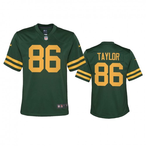 Green Bay Green Bay Packers #86 Malik Taylor Youth Alternate Game Player Jersey - Green Youth
