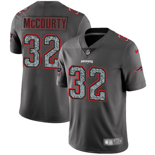 Patriots #32 Devin McCourty Gray Static Men's Stitched Vapor Untouchable Limited Jersey