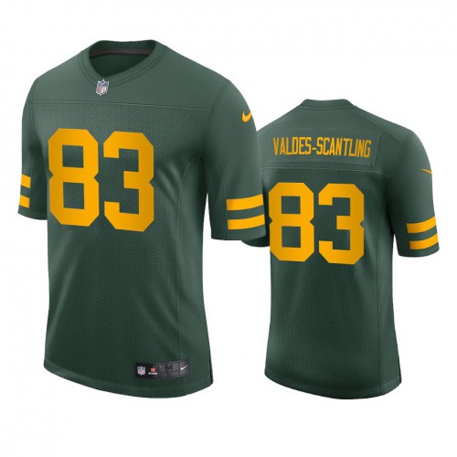 Green Bay Green Bay Packers #83 Marquez Valdes-Scantling Men's Alternate Vapor Limited Player Jersey - Green Men's
