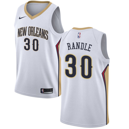 New Orleans Pelicans #30 Julius Randle White Womens Swingman Association Edition Jersey Womens