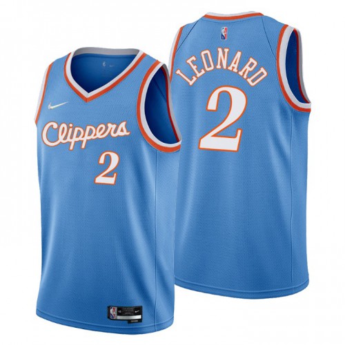 Los Angeles Los Angeles Clippers #2 Kawhi Leonard Mens Blue 2021/22 Swingman Jersey - City Edition Mens