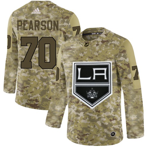 Adidas Los Angeles Kings #70 Tanner Pearson Camo Authentic Stitched Jersey Men's