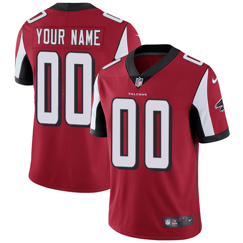 Atlanta Falcons Customized Red Team Color Stitched Vapor Untouchable Limited Youth Jersey