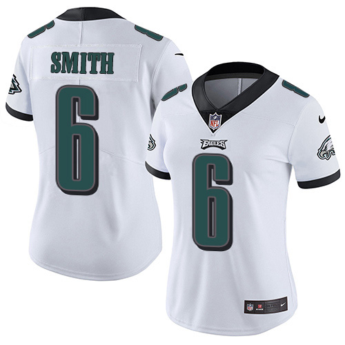 Eagles #6 DeVonta Smith White Women's Stitched Vapor Untouchable Limited Jersey