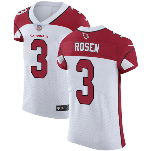 Cardinals #3 Josh Rosen White Men's Stitched Vapor Untouchable Elite Jersey