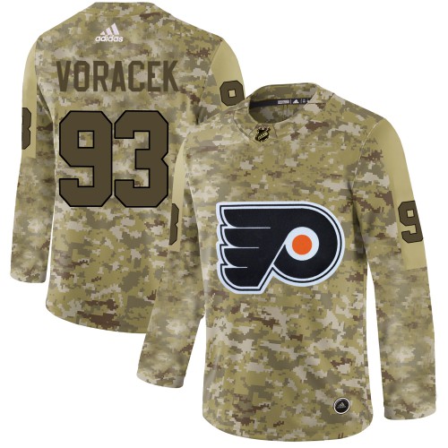 Adidas Philadelphia Flyers #93 Jakub Voracek Camo Authentic Stitched Jersey Men's