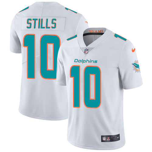 Miami Dolphins #10 Kenny Stills White Men's Stitched Vapor Untouchable Limited Jersey Men's