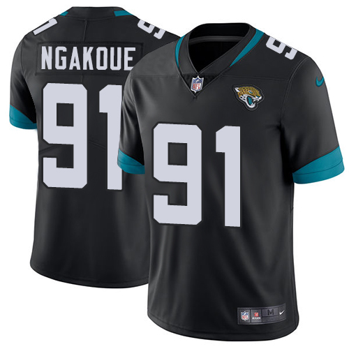 Jacksonville Jaguars #91 Yannick Ngakoue Black Team Color Youth Stitched Vapor Untouchable Limited Jersey Youth