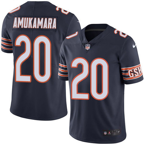 Chicago Bears #20 Prince Amukamara Navy Blue Team Color Men's Stitched Vapor Untouchable Limited Jersey Men's