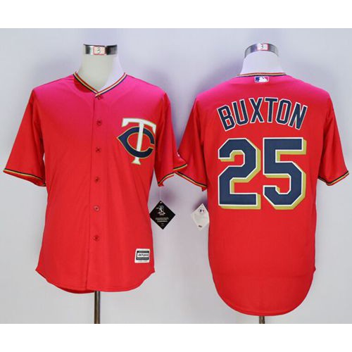 Minnesota Twins #25 Byron Buxton Red New Cool Base Stitched Jersey Men's