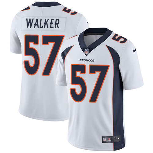 Denver Broncos #57 Demarcus Walker White Youth Stitched Vapor Untouchable Limited Jersey Youth