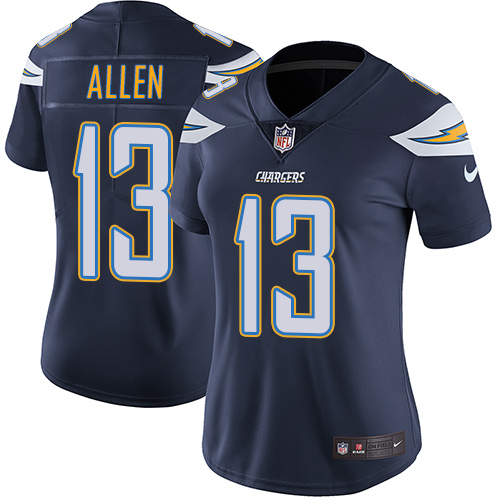 Chargers #13 Keenan Allen Navy Blue Team Color Women's Stitched Vapor Untouchable Limited Jersey