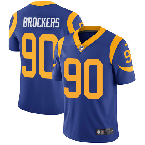 Los Angeles Rams #90 Michael Brockers Royal Blue Alternate Youth Stitched Vapor Untouchable Limited Jersey Youth