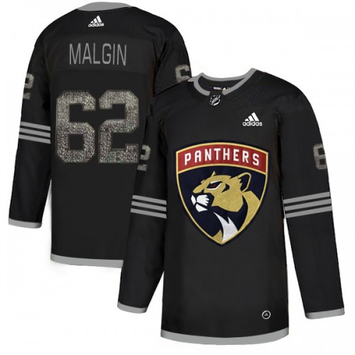 Adidas Florida Panthers #62 Denis Malgin Black Authentic Classic Stitched Jersey Men's