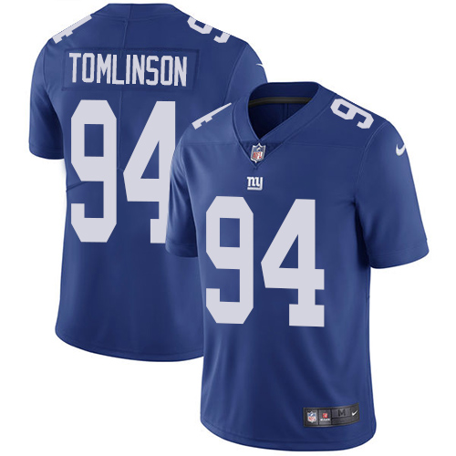 New York Giants #94 Dalvin Tomlinson Royal Blue Team Color Youth Stitched Vapor Untouchable Limited Jersey Youth