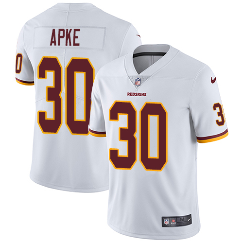 Washington Commanders #30 Troy Apke White Men's Stitched Vapor Untouchable Limited Jersey Men's