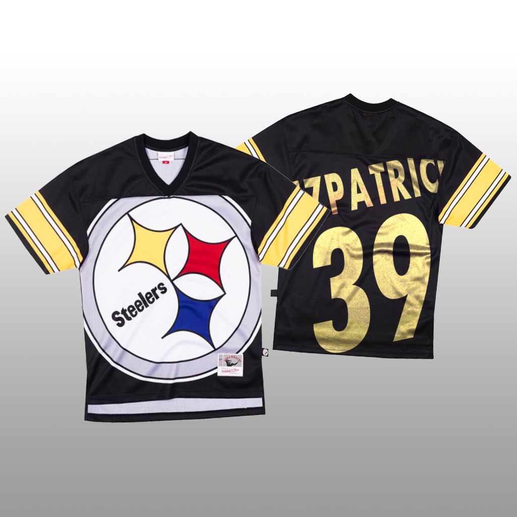 Pittsburgh Steelers #39 Minkah Fitzpatrick Black Men's Mitchell & Nell Big Face Fashion Limited Jersey