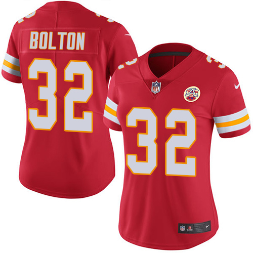 Chiefs #32 Nick Bolton Red Team Color Women's Stitched Vapor Untouchable Limited Jersey